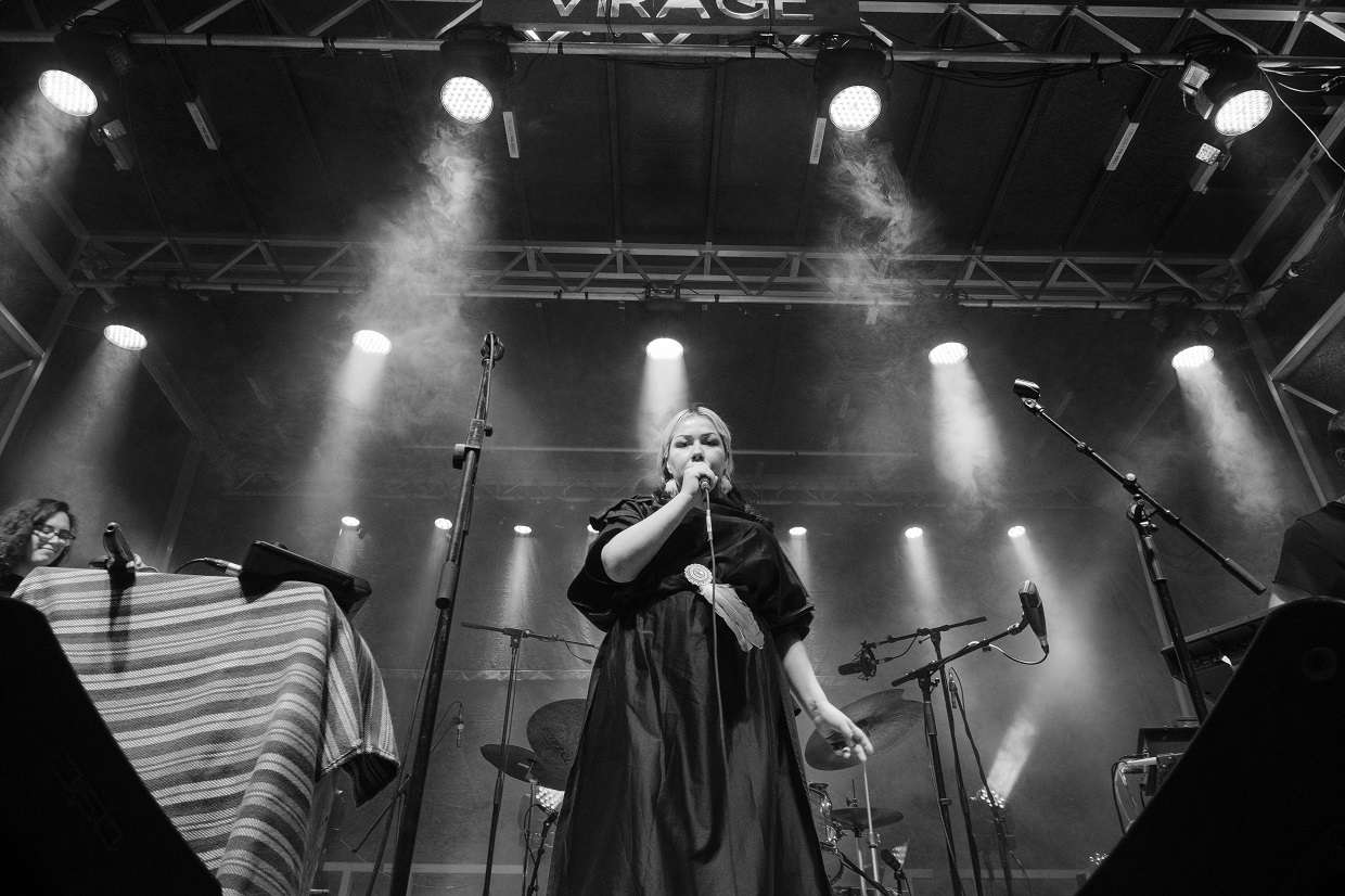 Concert nocturne lors du Festival Virage à Petit-Saguenay