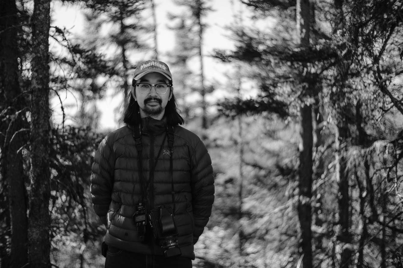 Un photographe pris en photo