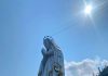 Photo de la statue de Notre Dame du Saguenay