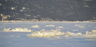 Les glaces du fjord du Saguenay sont instables